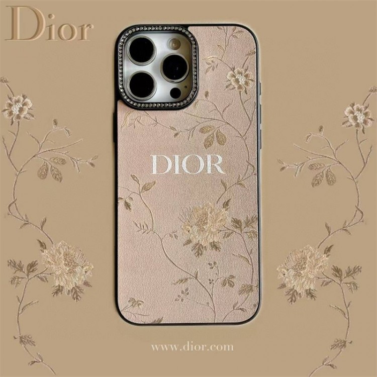 Dior ディオールiphone16/15/17Pplus//14/13Proブランドスマホケースレディース向け ディオールiphone 17pro max/16/15/14/13Proケースハイエンドiphone16/15 17Pro Max/14plusカバー