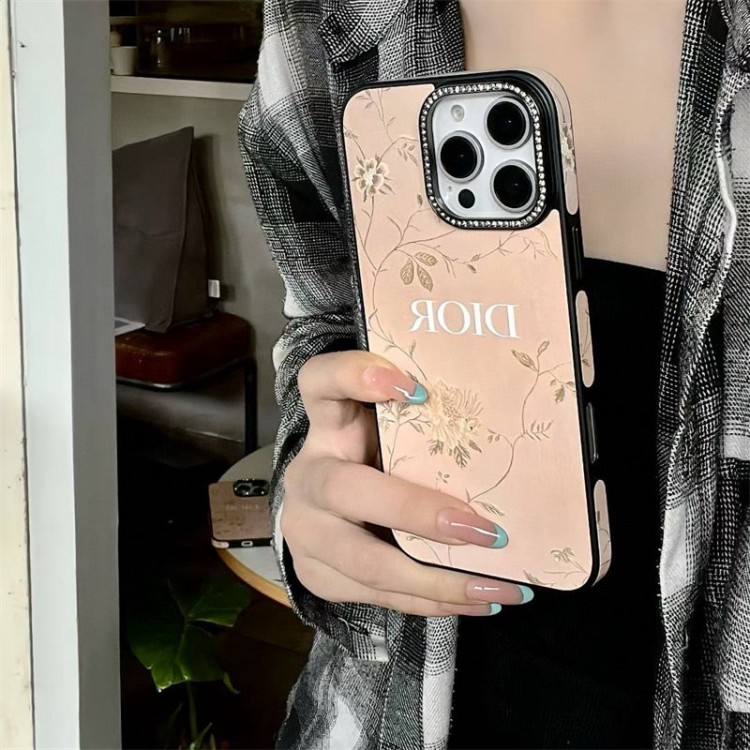 Dior ディオールiphone16/15/17Pplus//14/13Proブランドスマホケースレディース向け ディオールiphone 17pro max/16/15/14/13Proケースハイエンドiphone16/15 17Pro Max/14plusカバー