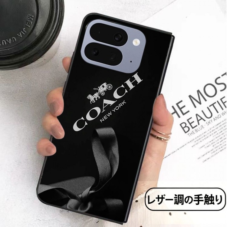 Coach コーチハイエンドギャラクシーgalaxy z flip8 7 6 5 4 3スマホケースgalaxy z fold 8 7 6 5/z fold4 Google Pixel Pro 11 10 9 foldケースメンズレディース 折りたたみ型ギャラクシーz flip 8 7 6 5/z flip4/z fold5 6 7 8ケースメンズ高級感galaxyz flip5/z flip4/z fold5/z fold4ブランドケース