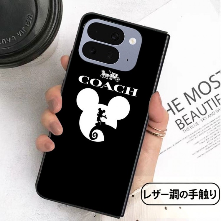 Coach コーチハイエンドギャラクシーgalaxy z flip8 7 6 5 4 3スマホケースgalaxy z fold 8 7 6 5/z fold4 Google Pixel Pro 11 10 9 foldケースメンズレディース 折りたたみ型ギャラクシーz flip 8 7 6 5/z flip4/z fold5 6 7 8ケースメンズ高級感galaxyz flip5/z flip4/z fold5/z fold4ブランドケース
