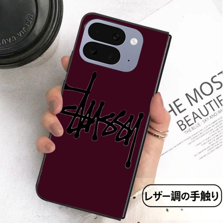 Stussy ステューシーgalaxy z flip8 5 6 7/z fold5 6 7 8ブランドケースコピーハイブランドアイフォン ultra 折りたたみケースgalaxy z flip8 7 6 5 4 3 z fold5 6 7 8ハイブランドケースiPhone ultra 折りたたみ携帯ケース
