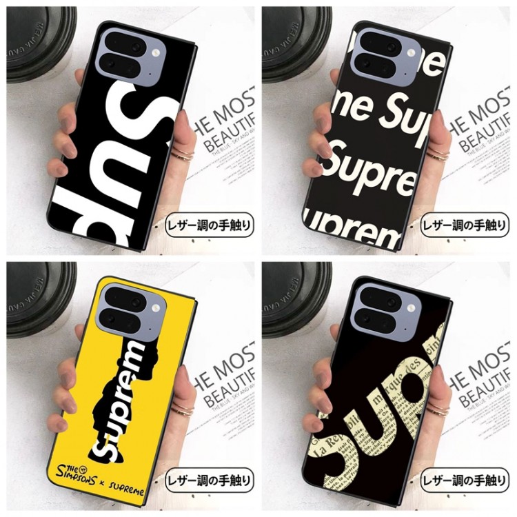Supreme シュプリームアップルDuo 折りたたみブランドケースコピーgalaxy z flip8 7 6 5 4 3 z fold5 6 7 8 ultraハイブランドケースギャラクシーz fold 8 ultra 7 6 5 4 3ブランド携帯ケースiPhone Duo 折りたたみケースメンズ