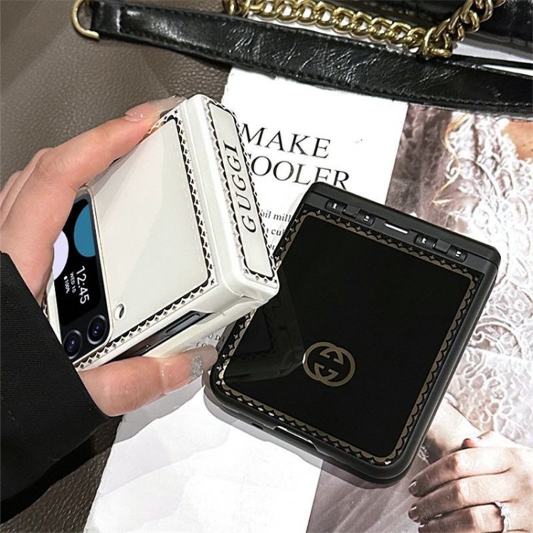 Gucci グッチgalaxy z flip5 4 3 6ハイブランドケースギャラクシーZ FLIP 6 5 4 3ブランド携帯ケースファッションgalaxy z flip6 5/z flip4/z flip3ケースブランド折りたたみ型メンズ