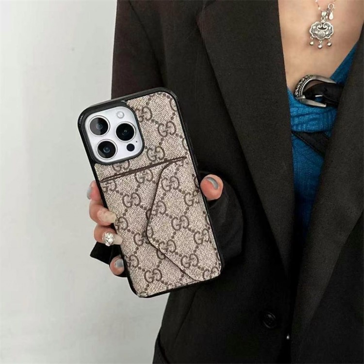 Gucci グッチiphone16/15/14/13 Pro Maxケースブランドコピーレディース向けiphone16/15/14/13Proケースかわいいアイフォン16/15プロ/14/13カバー