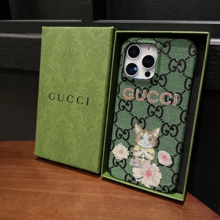 Gucci グッチiphone16/15/14/13 Pro Maxケースブランドコピー男女兼用携帯カバーiphone16/15/14/13Pro Max グッチ iphone16/15/14ブランドケースメンズレディース