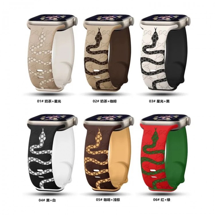 Gucci グッチ高級感 Apple Watch 11 se3 10 9 8 7 se2/6/5/4/3/2/1ベルト 軽量 フィット 通気性ハイブランドアップルウォッチ11 10 9 8/se2/se3革ベルト 耐久性ブランド apple watch ultra3 ultra 2 49mmシリコンバンド 痛くないApple Watch 11 9 10 ultra/8/7/6ブランドベルト 流行り