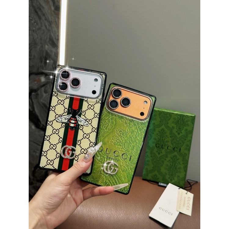 Gucci グッチiphone 17e/Air/16/15/17PRO/14/13Proブランドスマホケースレディース向け iphone 17pro max/ air /16/15/14/13Proケース かわいい アイフォン17pro /16/15プロ/14/13カバー