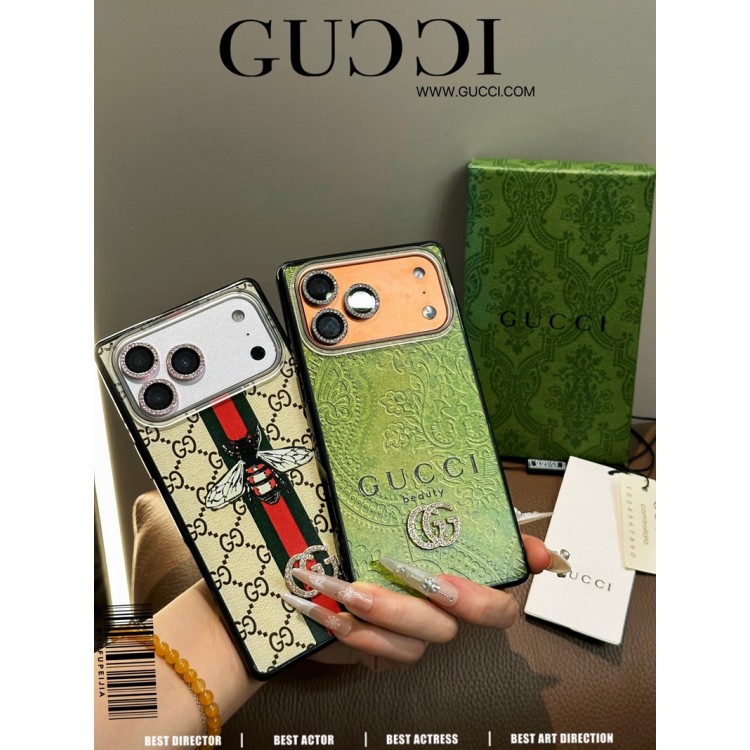 Gucci グッチiphone 17e/Air/16/15/17PRO/14/13Proブランドスマホケースレディース向け iphone 17pro max/ air /16/15/14/13Proケース かわいい アイフォン17pro /16/15プロ/14/13カバー