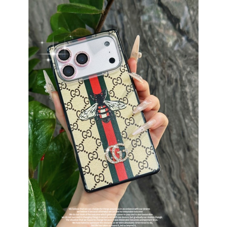 Gucci グッチiphone 17e/Air/16/15/17PRO/14/13Proブランドスマホケースレディース向け iphone 17pro max/ air /16/15/14/13Proケース かわいい アイフォン17pro /16/15プロ/14/13カバー