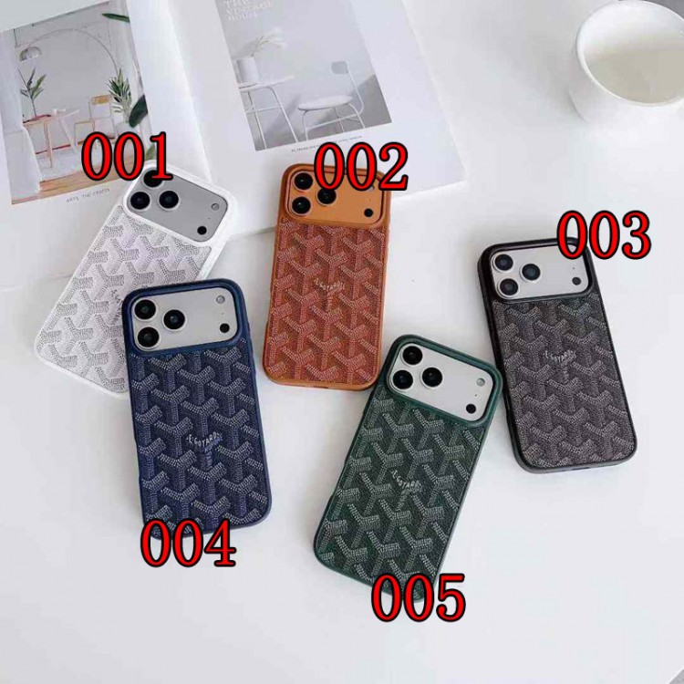 Goyard ゴヤールiphone Air/16/15/17PRO/14/13Proブランドスマホケースブランドiphone16/15/14 17Pro/ airメンズケースレディース向けiphone 17pro max/ air /16/15/14/13Proケース