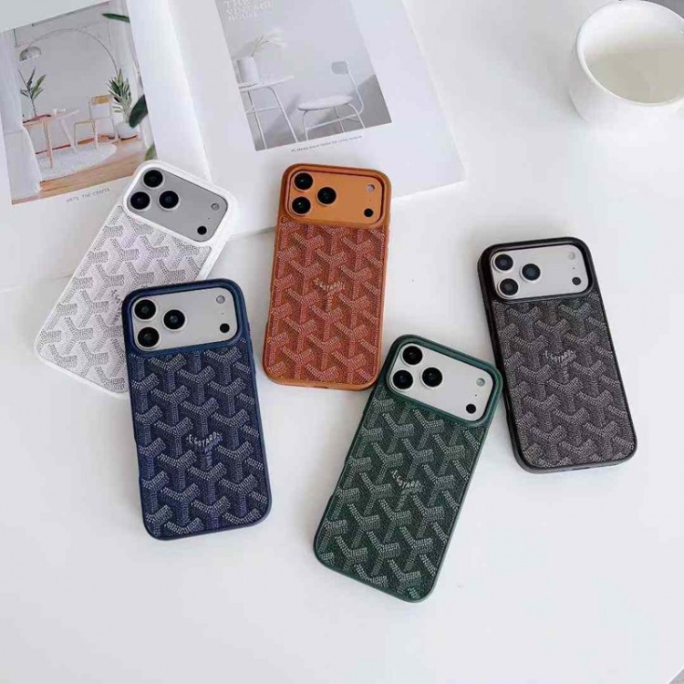Goyard ゴヤールiphone Air/16/15/17PRO/14/13Proブランドスマホケースブランドiphone16/15/14 17Pro/ airメンズケースレディース向けiphone 17pro max/ air /16/15/14/13Proケース