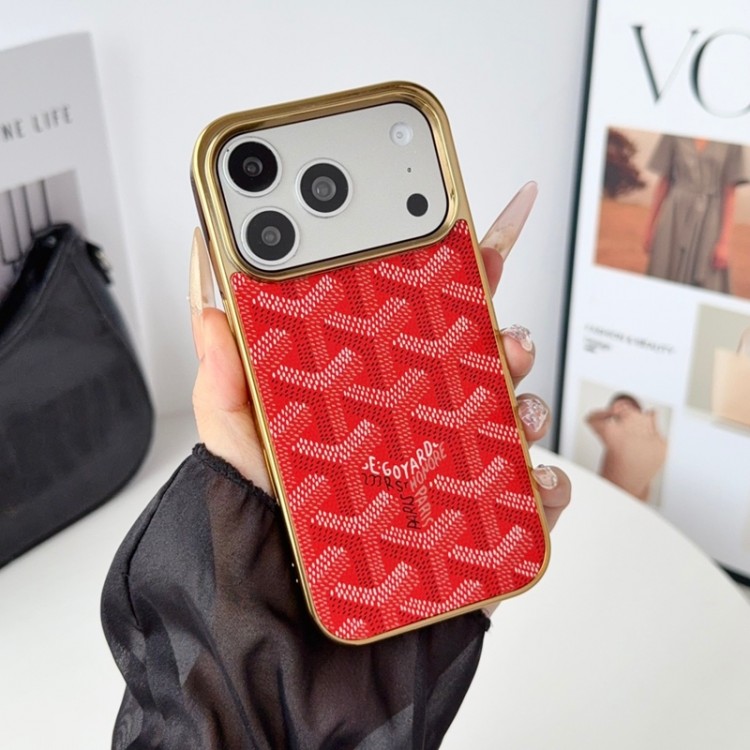 Goyard ゴヤールiphone 17e/Air/16/15/17PRO/14/13Proブランドスマホケースiphone Air/17/16e/15/14ブランドケースメンズレディースハイエンドiphone16/15 17Pro Max/14plusカバー