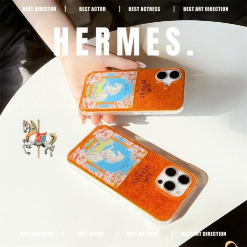 Hermes エルメスハイブランドアイフォン17 プロマックス 16e 15プロ/14/13スマホケースブランドiphone16/15/14 17Pro airメンズケースiphone17/16e/15/14ブランドケースメンズレディース