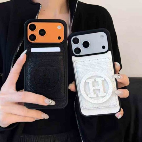 Hermes エルメスブランドiphone16/15/14 17Pro/ airメンズケースかわいいアイフォン17pro /16/15プロ/14/13カバーiphone Air/17/16e/15/14ブランドケースメンズレディース