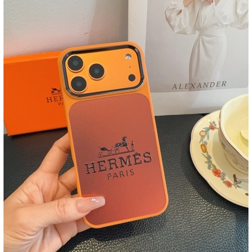 Hermes エルメスブランドiphone16/15/14 17Pro/ airメンズケースレディース向けiphone 17pro max/ air /16/15/14/13Proケースかわいいアイフォン17pro /16/15プロ/14/13カバー