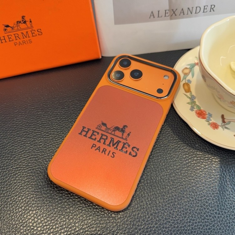 Hermes エルメスブランドiphone16/15/14 17Pro/ airメンズケースレディース向けiphone 17pro max/ air /16/15/14/13Proケースかわいいアイフォン17pro /16/15プロ/14/13カバー