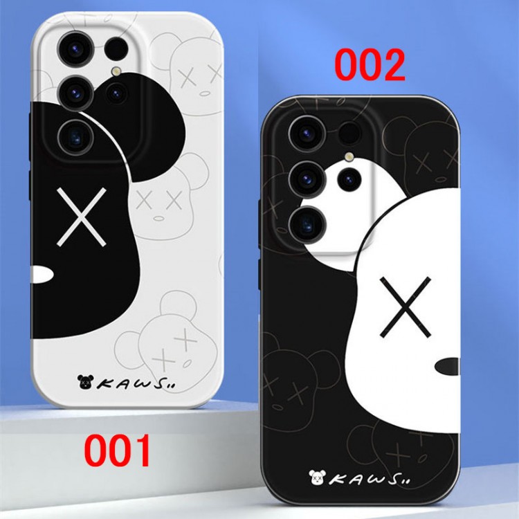 Kaws カウズ高級感galaxy s24 ultraアイフォン14 15 16ブランドケースメンズレディースgalaxy s24 ultra/s23 s22ケースブランドギャラクシーs23ultra/s22 s24 iphone14 15 16 ケースファッションブランドgalaxy s23/s24ultra アイホン16 13 14 15カバー