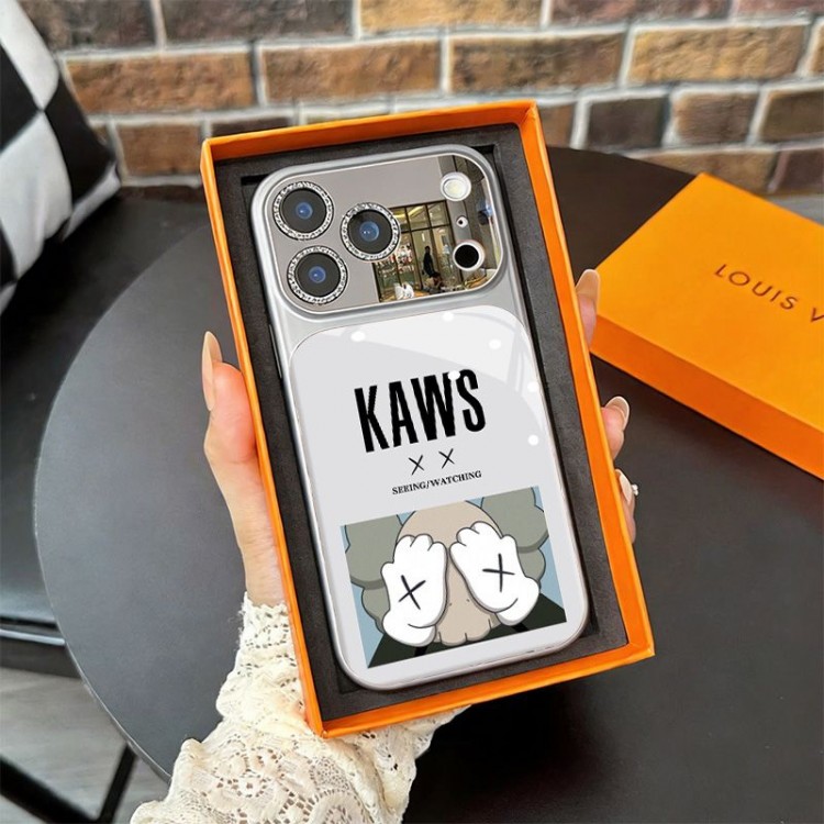 Kaws カウズハイブランドアイフォン17 プロマックス 16e 15プロ/14/13スマホケース男女兼用携帯カバーiphone Air/16/15/14/17Pro Max airレディース向けiphone 17pro max/ air /16/15/14/13Proケース
