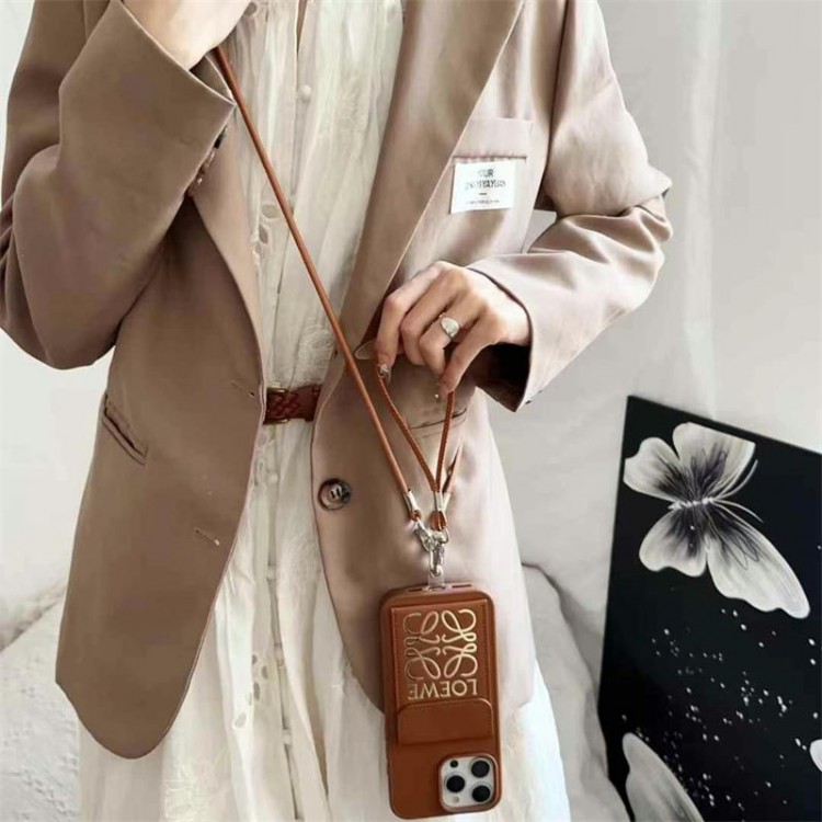 LOEWE ロエベブランドiphone16/15/14Proメンズケースレディース向けiphone16/15/14/13Proケース LOEWE iphone16/15/14ブランドケースメンズレディース