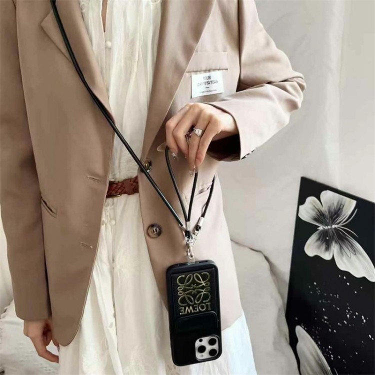LOEWE ロエベブランドiphone16/15/14Proメンズケースレディース向けiphone16/15/14/13Proケース LOEWE iphone16/15/14ブランドケースメンズレディース