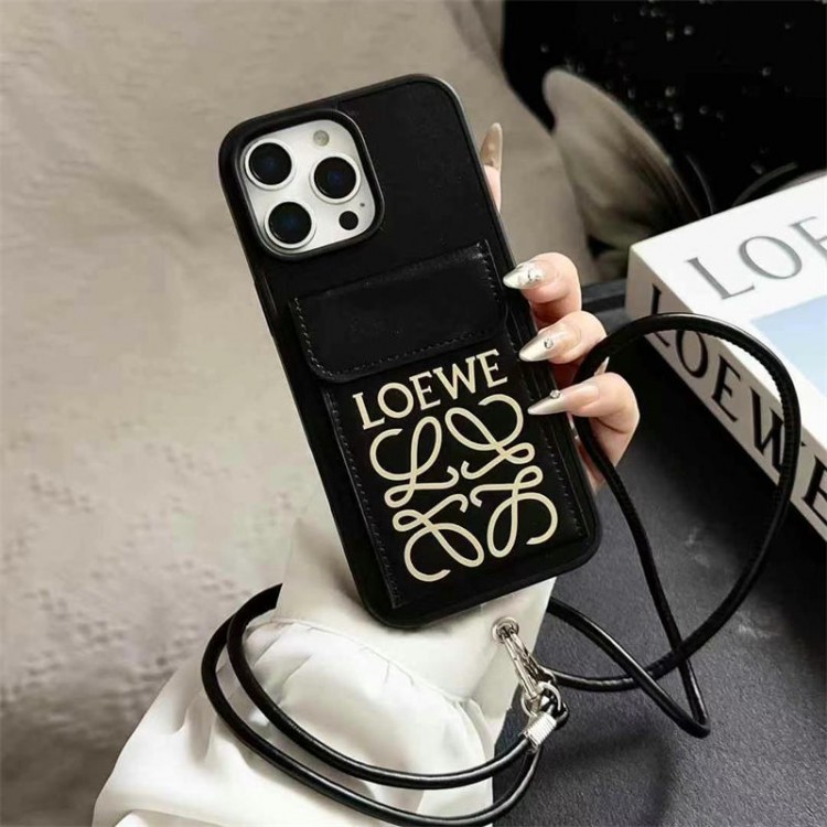 LOEWE ロエベブランドiphone16/15/14Proメンズケースレディース向けiphone16/15/14/13Proケース LOEWE iphone16/15/14ブランドケースメンズレディース
