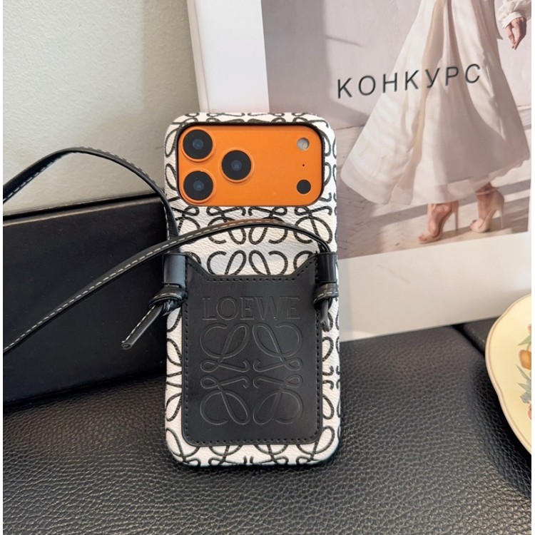 LOEWE ロエベiphone 18pro/17 /Air/16/15/14/13 Pro Max/17eケースブランドコピーかわいいアイフォン18 pro max 17pro /16/15プロ/14/13カバーハイエンドiphone 18pro/16/15 17Pro Max/14plusカバー