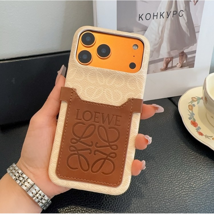 LOEWE ロエベiphone 18pro/17 /Air/16/15/14/13 Pro Max/17eケースブランドコピーかわいいアイフォン18 pro max 17pro /16/15プロ/14/13カバーハイエンドiphone 18pro/16/15 17Pro Max/14plusカバー