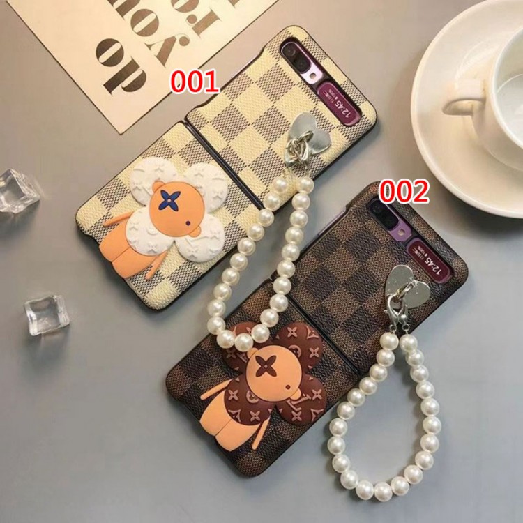 Lv ルイヴィトンハイブランドgalaxy z flip6 5/z flip4/z flip3折りたたみケースハイブランドケースハイエンドギャラクシーgalaxy z flip6 5 4 3スマホケース高級感galaxyz flip5/z flip4ブランドケース