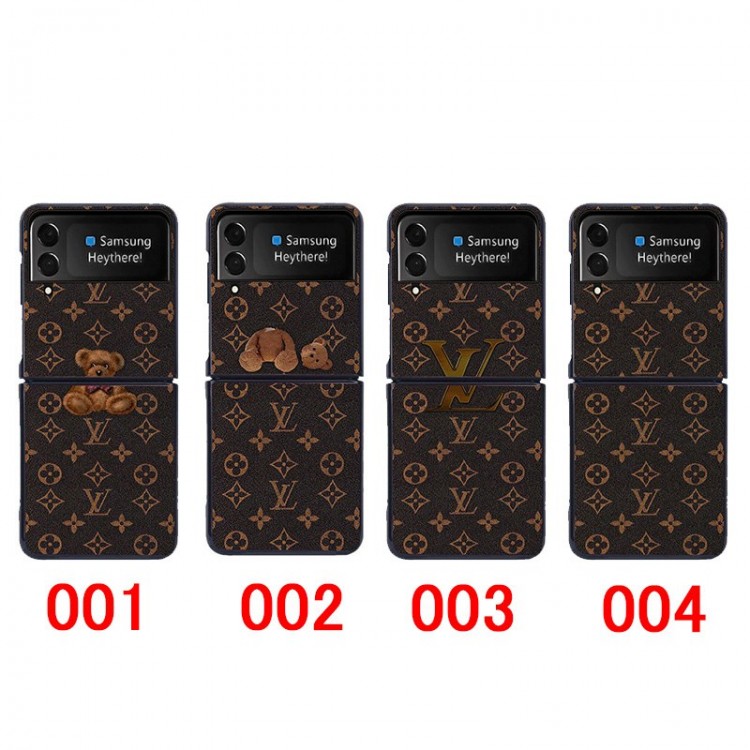 Lv ルイヴィトンgalaxy z flip5/z flip4ブランドケースコピーハイエンドギャラクシーgalaxy z flip5 4 3スマホケースギャラクシーzブランド携帯ケース折りたたみ型ギャラクシーz flip5/z flip4ケースメンズ