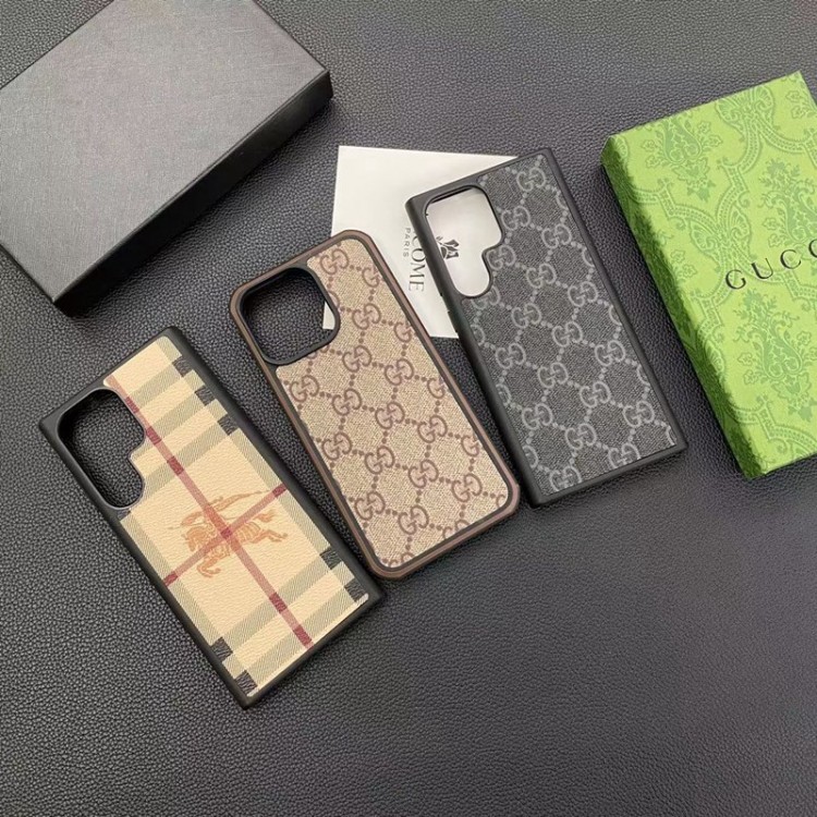 Burberry バーバリー Lv ルイヴィトン Gucci グッチ iphone 15pro Maxケース ブランドsumsung S24 plus a55 a54スマホカバー男女兼用ギャラクシーS24 a55 a54 耐衝撃セレブ愛用するブランドgalaxy a54 a55ケースカバーブランド激安パロディ