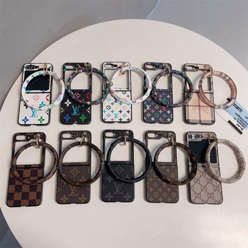 Burberry バーバリー Gucci グッチ Lv ルイヴィトン galaxy z flip5 4 3ハイブランドケースハイエンドギャラクシーgalaxy z flip 5 4 3スマホケースファッションgalaxy z flip6 5/z flip4/z flip3ケースブランド折りたたみ型ギャラクシーz flip6 5/z flip4ケースメンズ