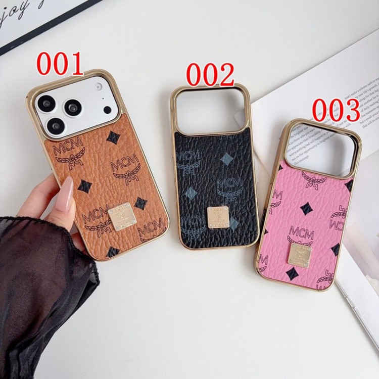 Mcm エムシーエムハイブランドアイフォン17 プロマックス 16e 15プロ/14/13スマホケースレディース向けiphone 17pro max/ air /16/15/14/13Proケースiphone Air/17/16e/15/14ブランドケースメンズレディース
