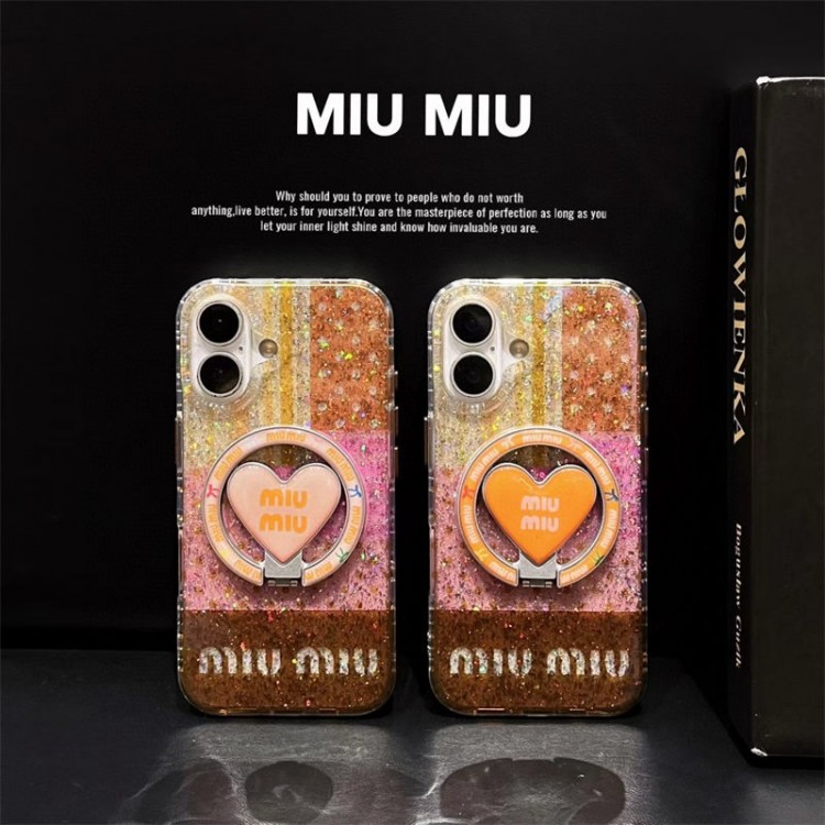 ミュウミュウ MiuMiu iphone17 air/16/15/14/13 Pro Maxケースブランドコピーハイブランドアイフォン17 プロマックス 16e 15プロ/14/13スマホケースハイエンドiphone16/15 17Pro Max/14plusカバー