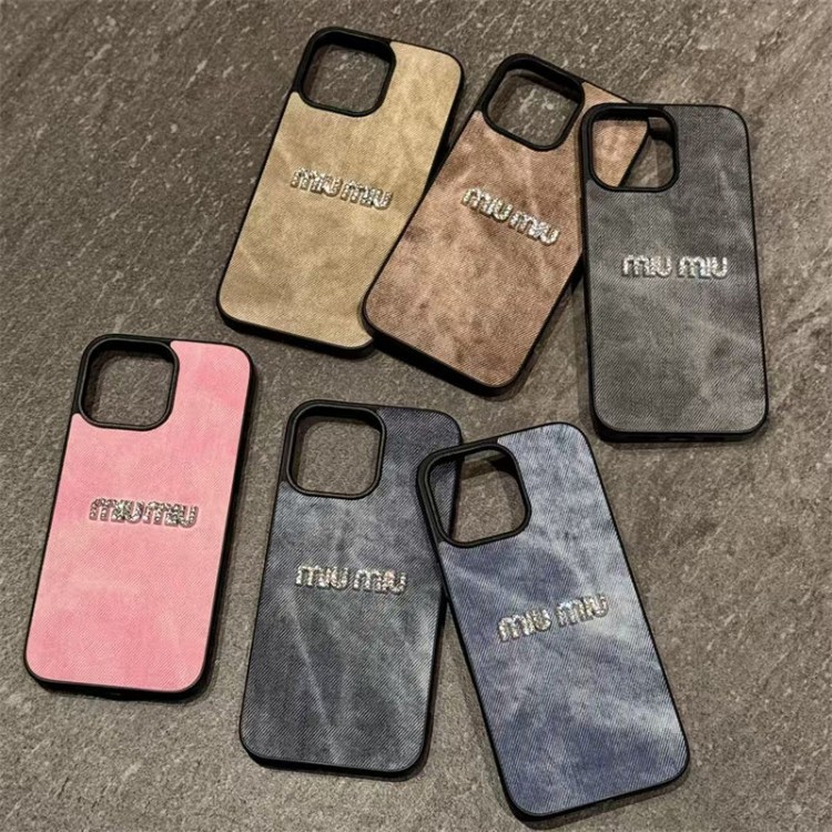 ミュウミュウ MiuMiu iphone Air/16/15/17PRO/14/13Proブランドスマホケース男女兼用携帯カバーiphone Air/16/15/14/17Pro Max air iphone Air/17/16e/15/14ブランドケースメンズレディース