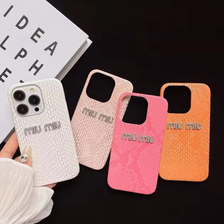 ミュウミュウ MiuMiuブランドiphone16/15/14 17Pro/ airメンズケースレディース向けiphone 17pro max/ air /16/15/14/13Proケースiphone Air/17/16e/15/14ブランドケースメンズレディース