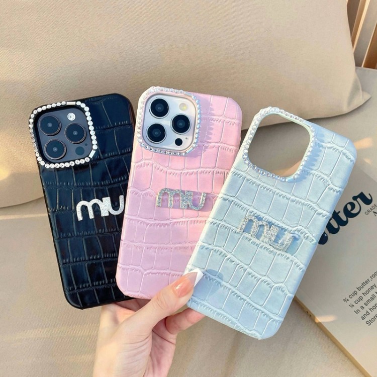 ミュウミュウ MiuMiu風iphone Air/16/15/17PRO/14/13Proブランドスマホケースブランドiphone16/15/14 17Pro/ airメンズケースiphone Air/17/16e/15/14ブランドケースメンズレディース