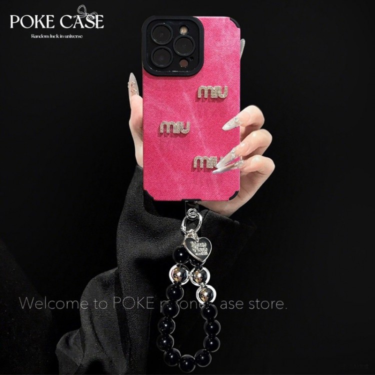 ミュウミュウ MiuMiuブランドiphone16/15/14 17Pro/ airメンズケースレディース向けiphone 17pro max/ air /16/15/14/13Proケースかわいいアイフォン17pro /16/15プロ/14/13カバー