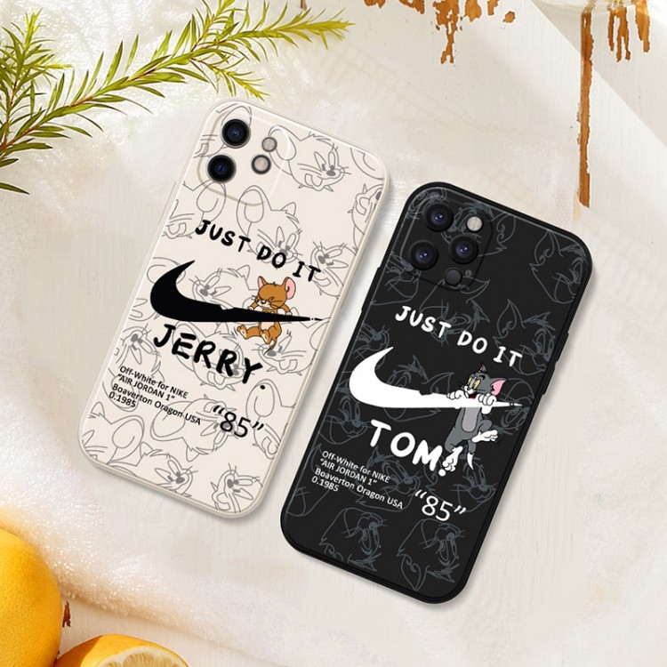 トムとジェリー ナイキ iphone14Proスマホケース メンズ愛用 かっこいい Nike iphone13Pro maxスマホケース 活発 生き生き iphone12/12pro/12pro maxケース 人気 ペアルック カップル適用