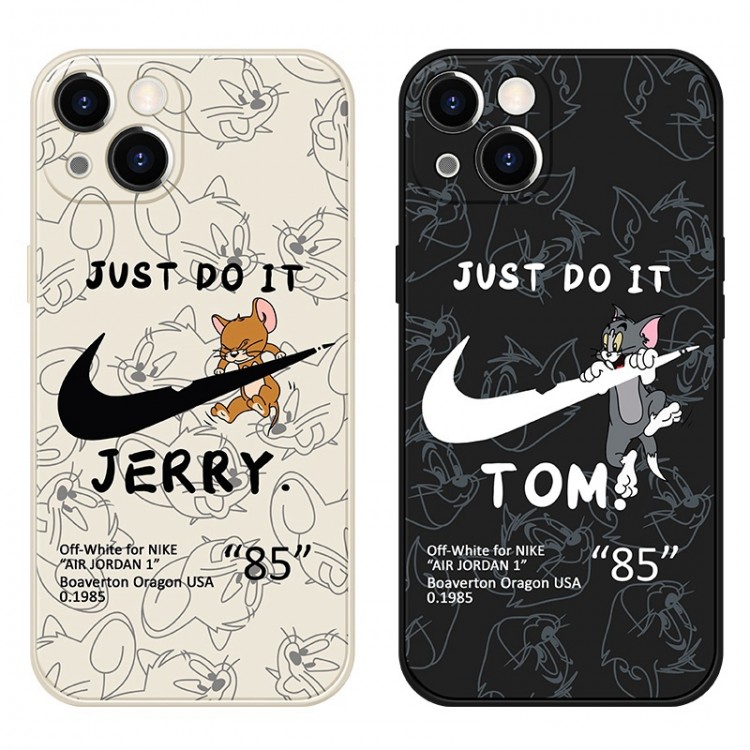 トムとジェリー ナイキ iphone14Proスマホケース メンズ愛用 かっこいい Nike iphone13Pro maxスマホケース 活発 生き生き iphone12/12pro/12pro maxケース 人気 ペアルック カップル適用
