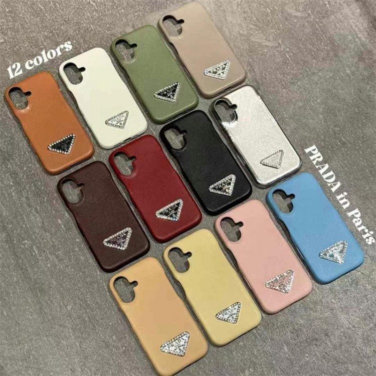 Prada プラダハイブランドアイフォン17air/16 15プロ/14/13スマホケースレディース向けiphone17pro max/16/15/14/13Proケースかわいいアイフォン17/16/15プロ/14/13カバー