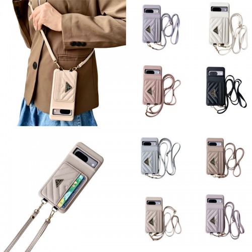 Prada プラダAQUOS wish3/2/1ケース 男女革製ブランドアクオスR8/R8 PRO R7/R6ケースアクオス/XPERIA/GALAXY/IPHONE全機種対応AQUOS R8 Pro SH-51Dケース