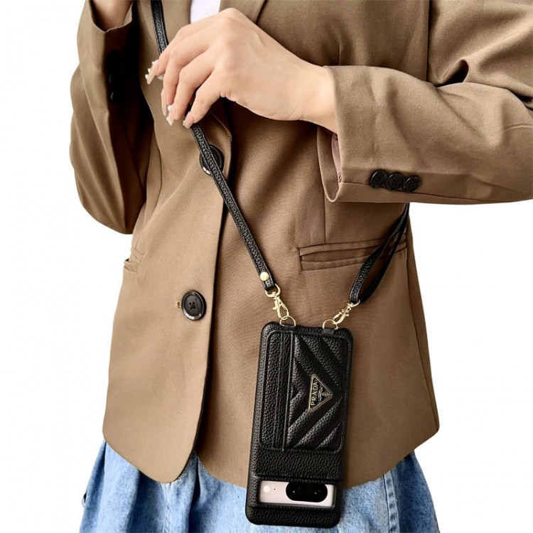 Prada プラダAQUOS wish3/2/1ケース 男女革製ブランドアクオスR8/R8 PRO R7/R6ケースアクオス/XPERIA/GALAXY/IPHONE全機種対応AQUOS R8 Pro SH-51Dケース
