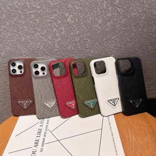 Prada プラダかわいいアイフォン16/15プロ/14/13カバーiphone16/15/14ブランドケースメンズレディースハイエンドiphone16/15Pro Max/14plusカバー