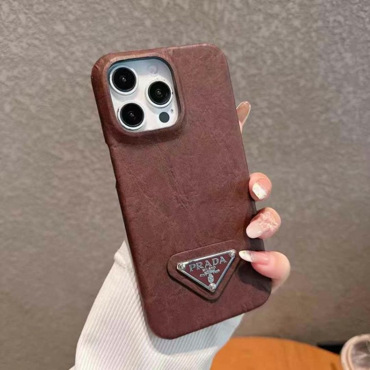 Prada プラダかわいいアイフォン16/15プロ/14/13カバーiphone16/15/14ブランドケースメンズレディースハイエンドiphone16/15Pro Max/14plusカバー