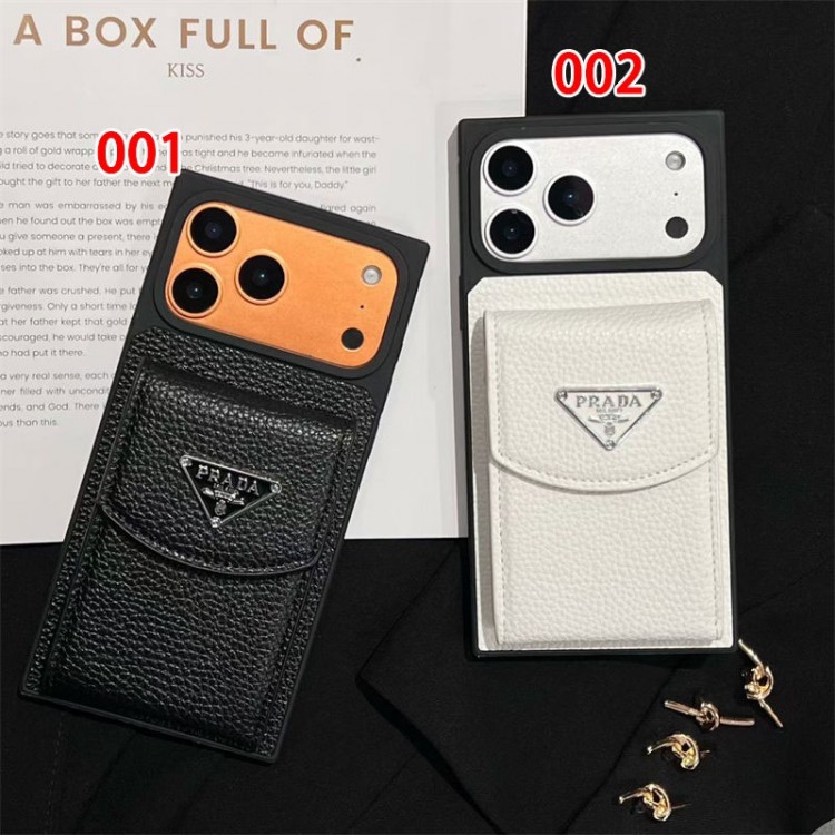 Prada プラダiphone17 /Air/16/15/14/13 Pro Maxケースブランドコピーiphone Air/16/15/17PRO/14/13Proブランドスマホケースブランドiphone16/15/14 17Pro/ airメンズケース