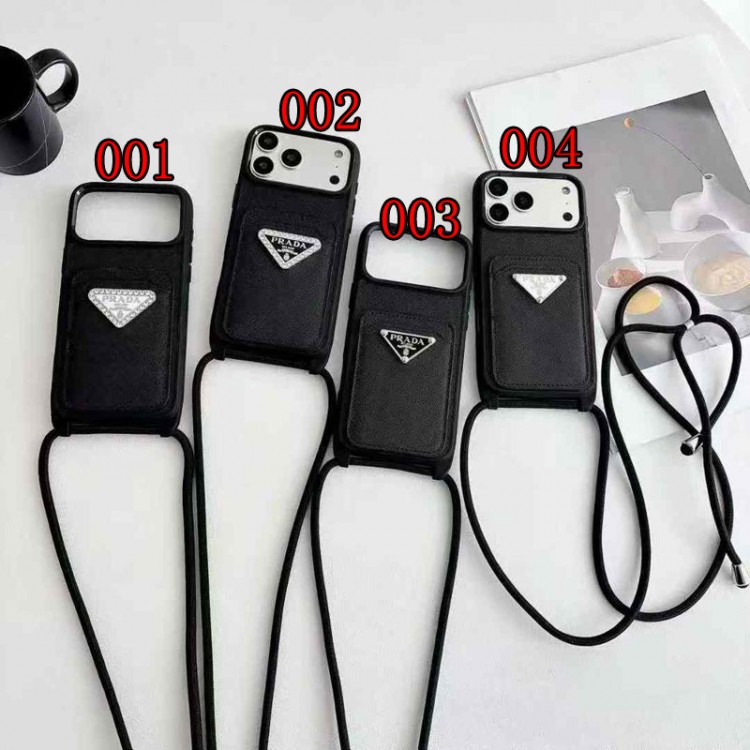 Prada プラダレディース向けiphone 17pro max/ air /16/15/14/13Proケースかわいいアイフォン17pro /16/15プロ/14/13カバーiphone Air/17/16e/15/14ブランドケースメンズレディース