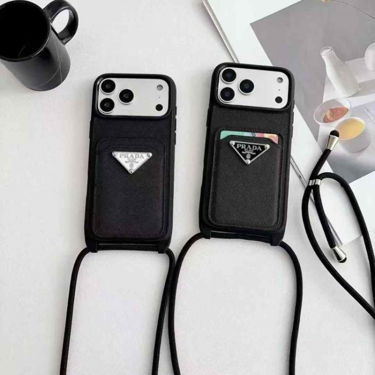 Prada プラダレディース向けiphone 17pro max/ air /16/15/14/13Proケースかわいいアイフォン17pro /16/15プロ/14/13カバーiphone Air/17/16e/15/14ブランドケースメンズレディース