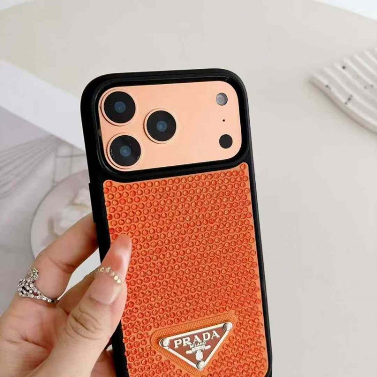 Prada プラダiphone Air/16/15/17PRO/14/13Proブランドスマホケースレディース向けiphone 17pro max/ air /16/15/14/13Proケースハイエンドiphone16/15 17Pro Max/14plusカバー