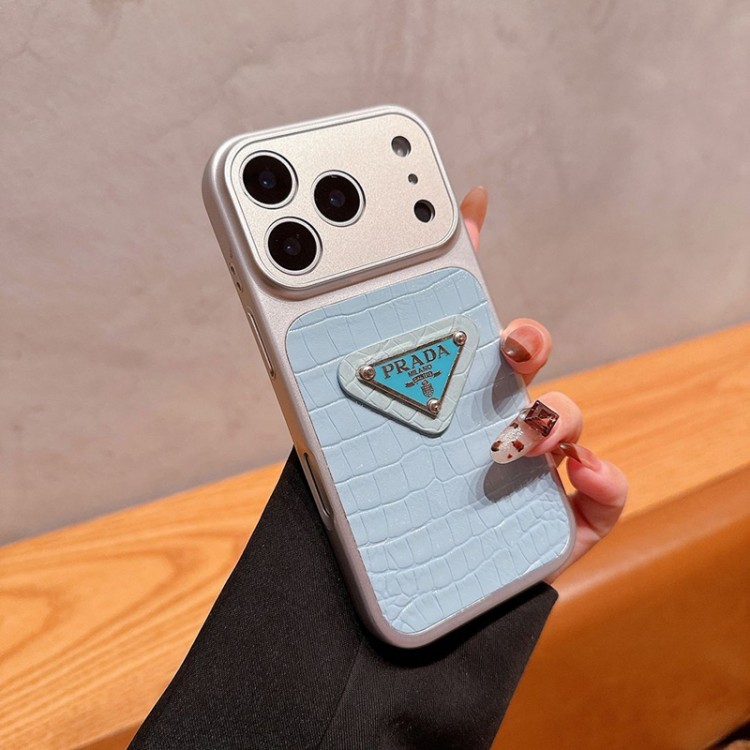 Prada プラダiphone Air/16/15/17PRO/14/13Proブランドスマホケースブランドiphone16/15/14 17Pro/ airメンズケースiphone Air/17/16e/15/14ブランドケースメンズレディース