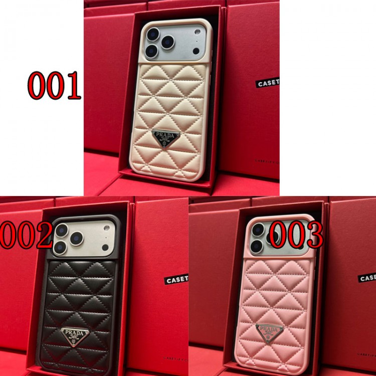Prada プラダ男女兼用携帯カバーiphone Air/16/15/14/17Pro Max airレディース向けiphone 17pro max/ air /16/15/14/13Proケースハイエンドiphone16/15 17Pro Max/14plusカバー